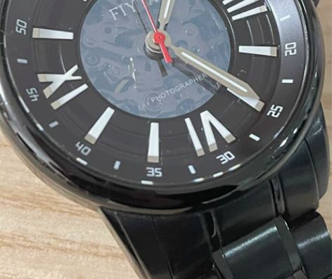 专柜购FIYTA飞亚达黑色机械手表 感兴趣...