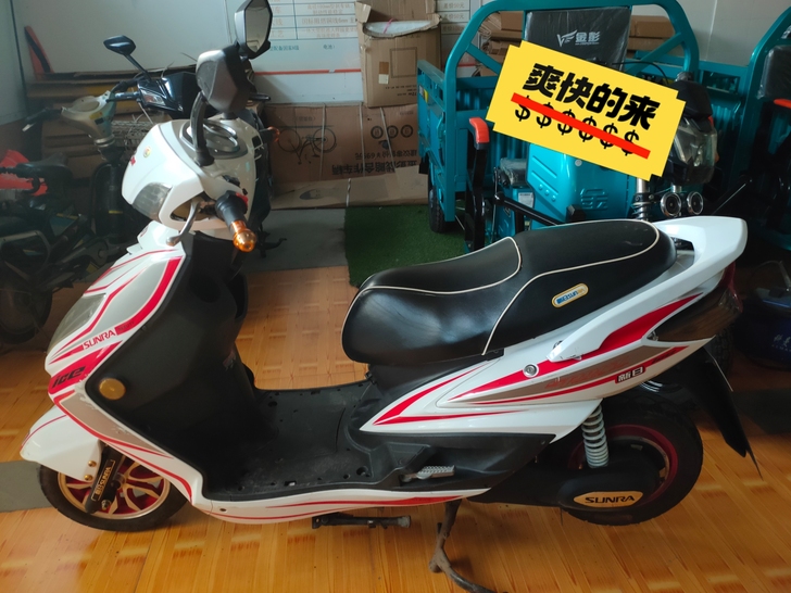 新日电动车 配72V20A电池 一口价 同...