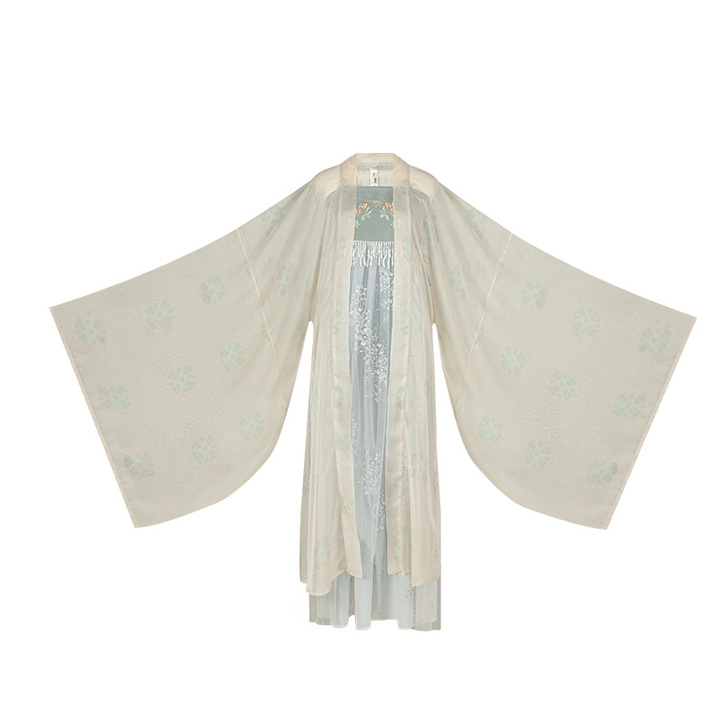 池夏:云霓 唐风刺绣诃子裙套装全套原创汉服...