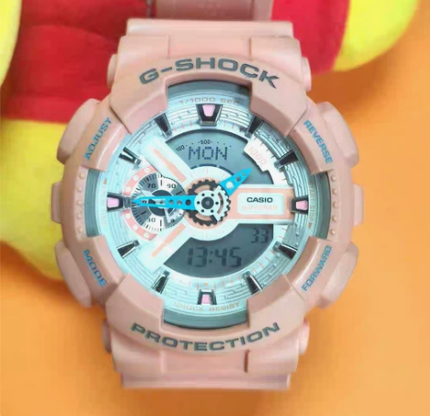 稀有款Casio卡西欧ga110dn浅粉色...