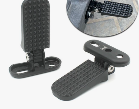 适用于台铃国标车电动车后座上下折叠搁脚后踩...