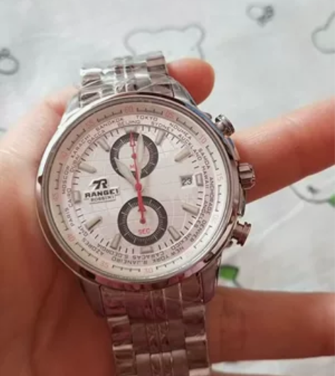 罗西尼正品石英男表带票，全新，膜未揭开过，...