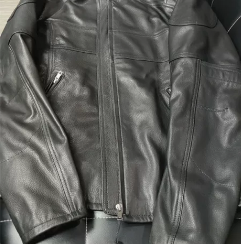 机车皮衣#真皮#送护具 感兴趣的话点“我想...