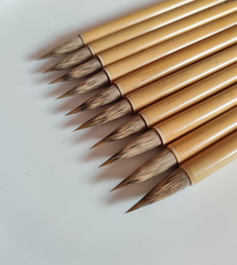 兼毫中楷毛笔,狼尾鼠须毛笔特价12元一支,...