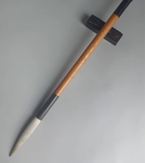七八十年代大号精品鹤脚湖州千金湖笔厂老毛笔...