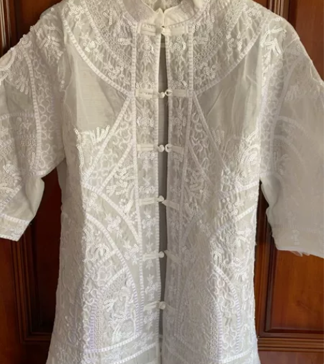 重工订珠片盘扣外套重工订珠片盘扣外套 穿了...