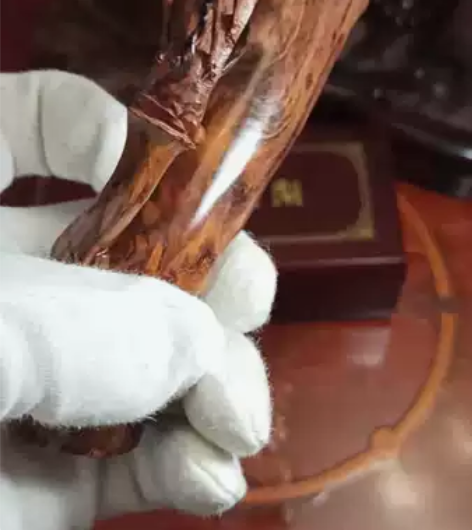 正宗海南黄花梨 紫油梨树头料 雕刻摆件 蟋...