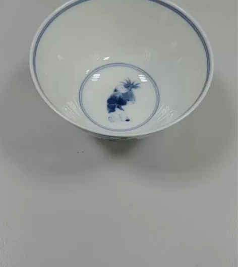 青花加彩三星祝寿杯『澄怀堂』 感兴趣的话点...