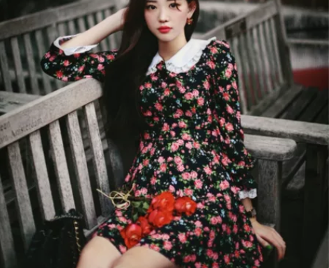 全新：milkcocoa官网正品玫瑰花花朵...