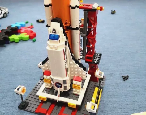 兼容乐高积木拼装航天火箭拼图男孩子儿童益智...