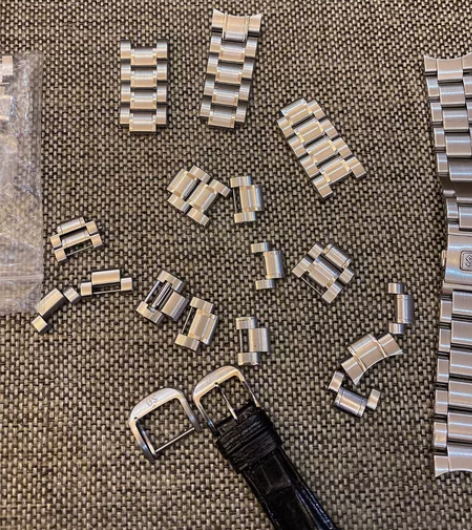 精工gs表带，冠蓝狮表带。全部原装如假白送...