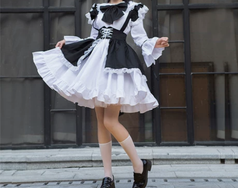 猫老师Lolita洛丽塔女装动漫可爱长袖女...