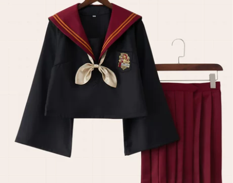 【过年不打烊】猫老师日式学生JK制服cos...