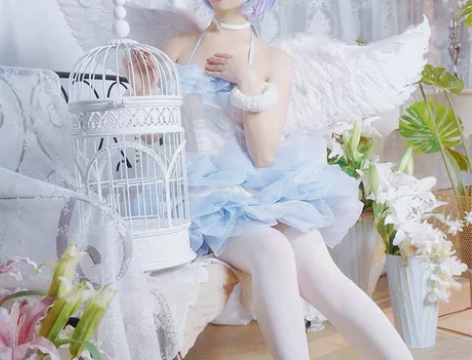 【暂挂】天使蕾姆cos m码 悠窝窝 衣服...