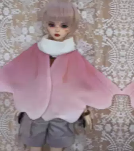【现货】自制樱花斗篷bjd6分娃衣  bj...
