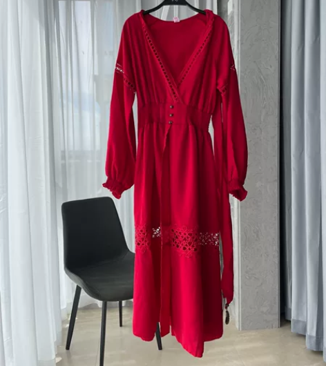 46号链接：女士民族风旅行打卡拍照长裙 建...