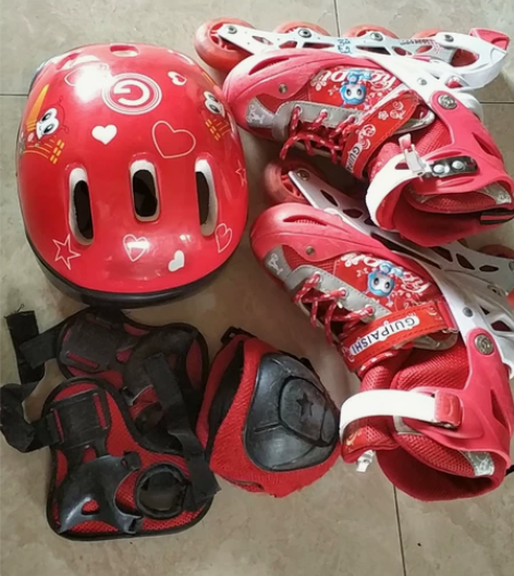 正品贵派仕 溜冰鞋儿童全套装旱冰鞋轮滑鞋滑...