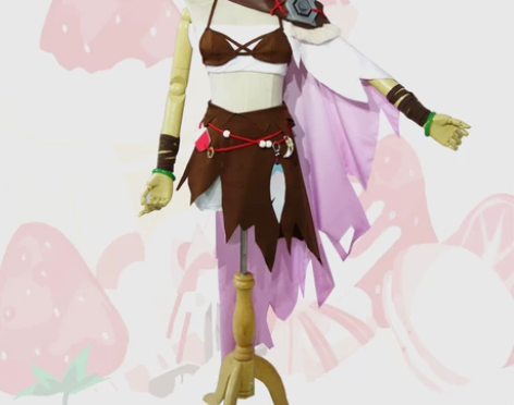 瑶cos服s码（本人场照） 两把棕色绑带以...