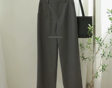 soul！质感西裤！秋季版型挺括通勤高腰宽...