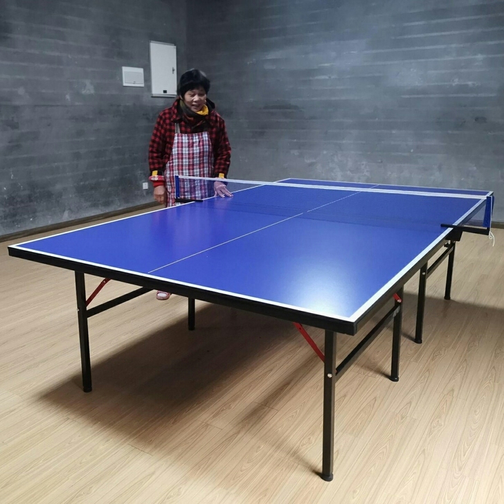 【捡漏】公司福利多采购一批乒乓球桌球台家用...