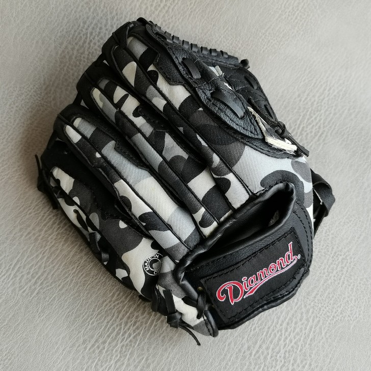 Diamond钻石外单青少年棒球练球手套皮...