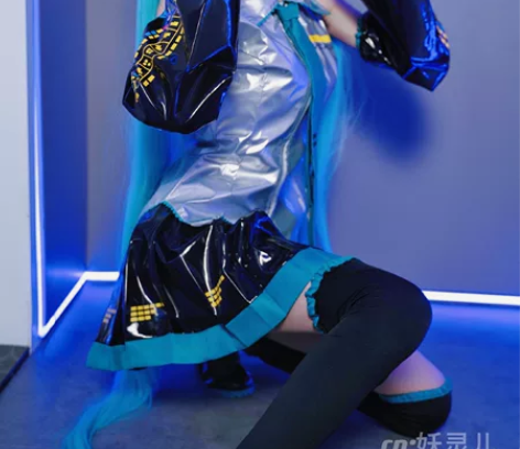 初音未来公式服全新仅试穿拍照m码大全套 标...
