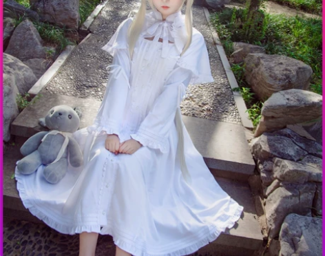 缘之空春日野穹，穹妹，cosplay，白色...