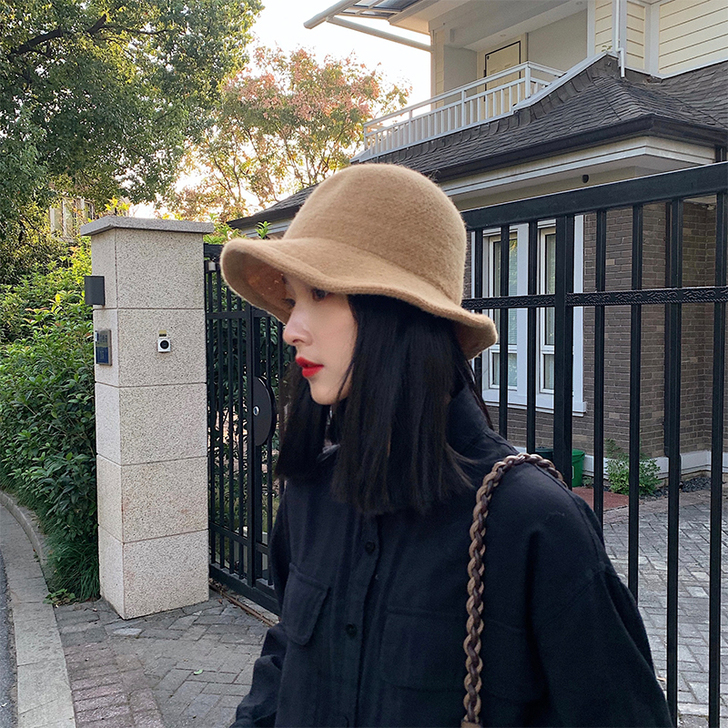 问香坊 帽子/黑色