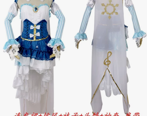 2019雪初音cos服全套雪MIKU雪初音...