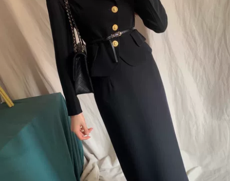 小泽一木同款，肖夫人黑金年代vintage...