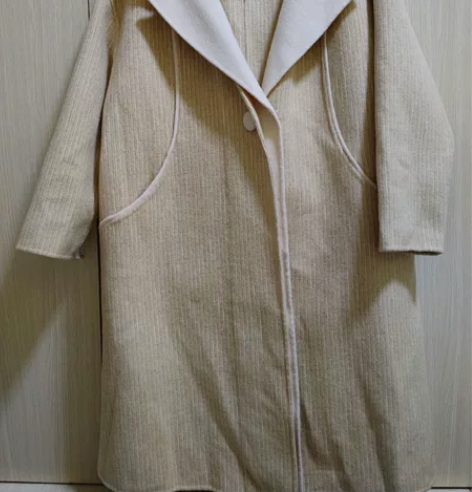 双面呢纯羊毛外套m码，胸围118，全新拆吊...