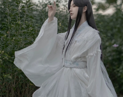 暂且不出 【蓝兮阁】星河长明 万用白色古装...