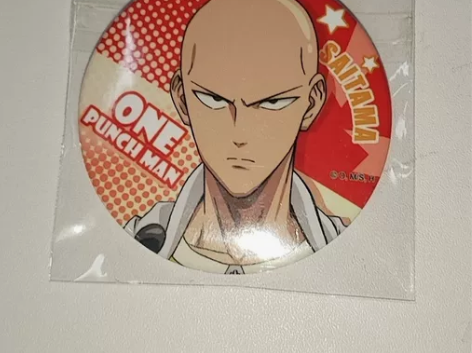 星河动漫一拳超人 埼玉正版吧唧 有背卡,原...