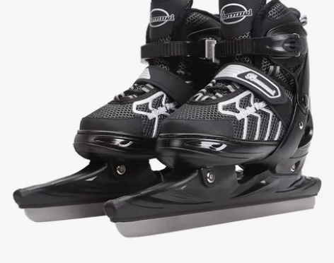 伴威冰刀鞋男女儿童初学成人专业保暖可调码溜...