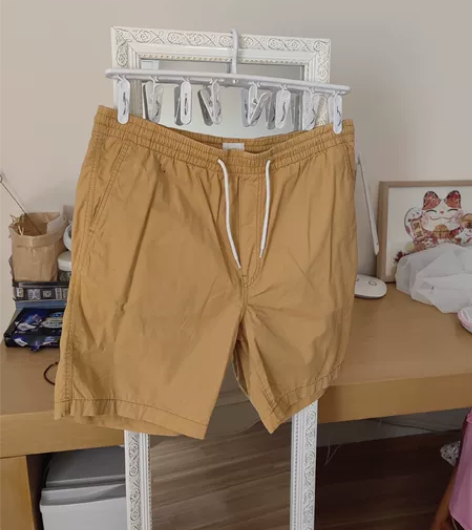 HM男士短裤，纯棉，180/96A，上身很...