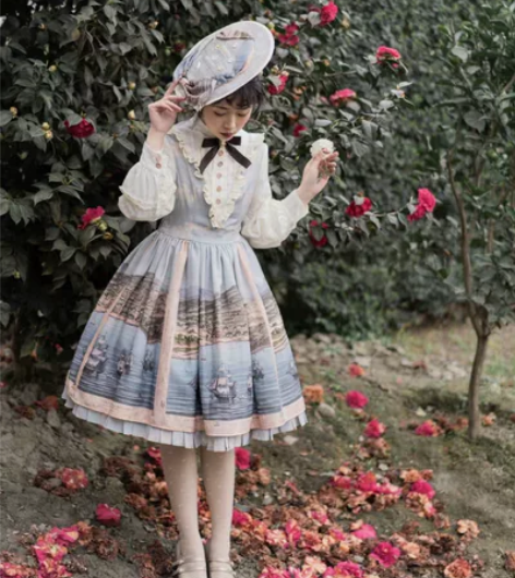 退坑出:适合秋冬的lo裙 长袖洛丽塔 二...