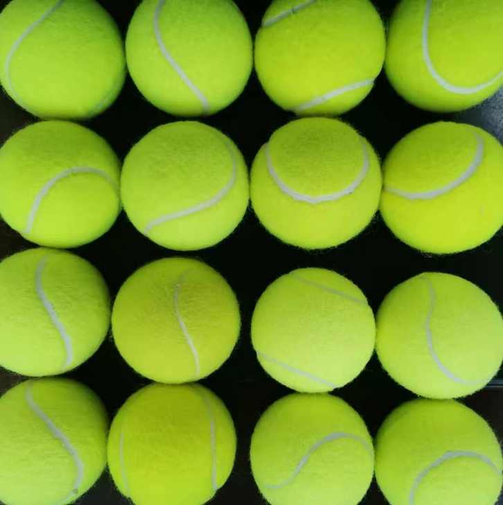 暑期特价处理大量全新无标网球初级训练用球发...