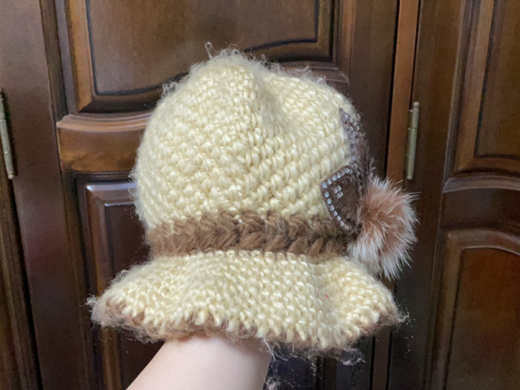 毛线帽冬渔夫帽