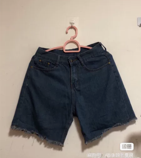 女士夏季阔腿短裤热裤牛仔外穿S码 细节和成...