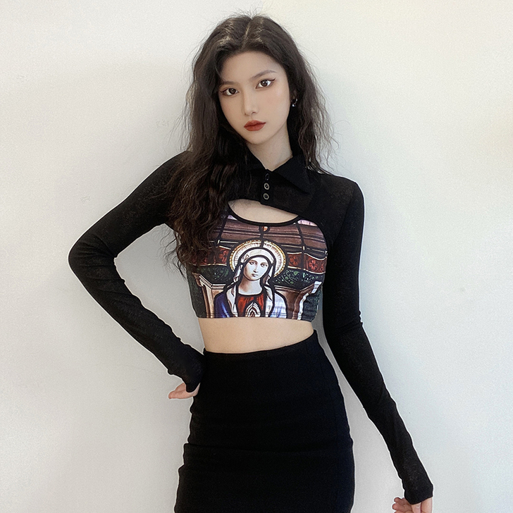 KLIOU 女士T恤