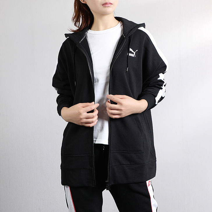 Puma彪马女T7外套2019新款连帽宽松...