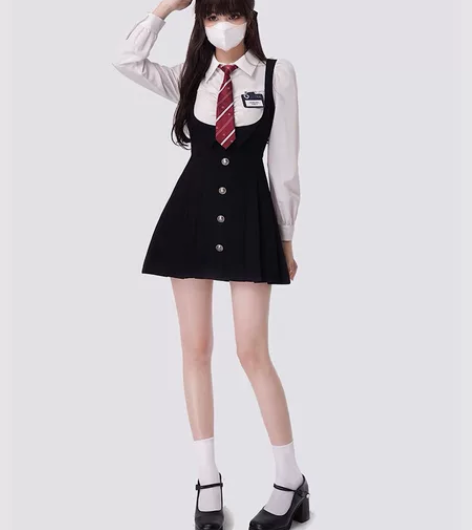 画解WAHJUIS 校园小说女主 假两件连...