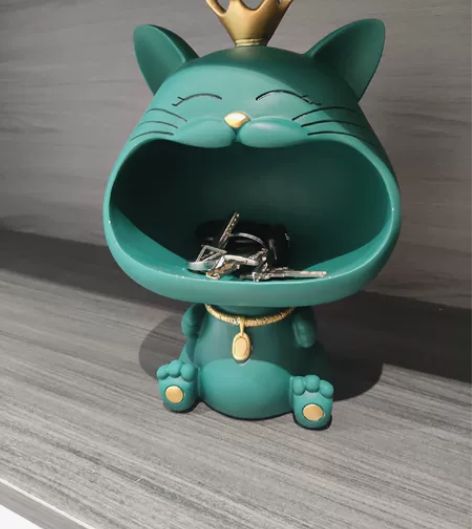 招财猫桌面ins风客厅装饰摆件鞋柜前台办公...