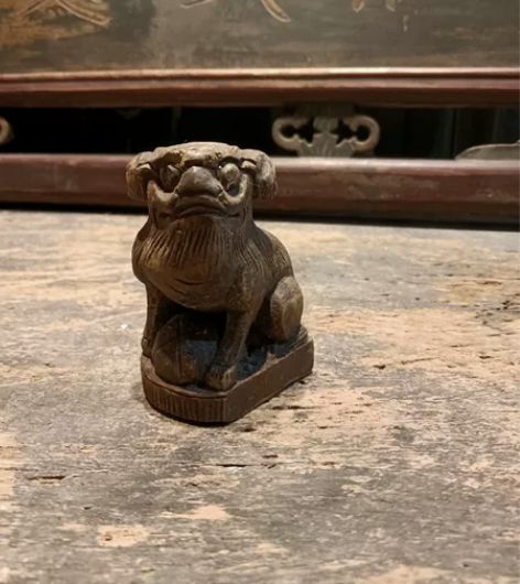 木雕狮子小摆件 感兴趣的话点“我想要”和我...