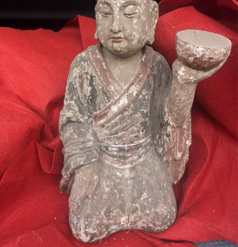 宋元木雕童子 感兴趣的话点“我想要”和我私...