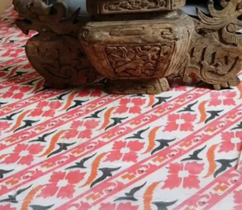 清代木雕窗轴宽12.2长28.2厘米包老 ...