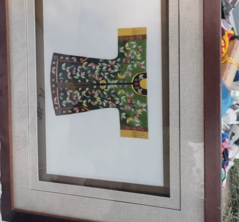 刺绣画纯手工，30*40cm.120元，全...