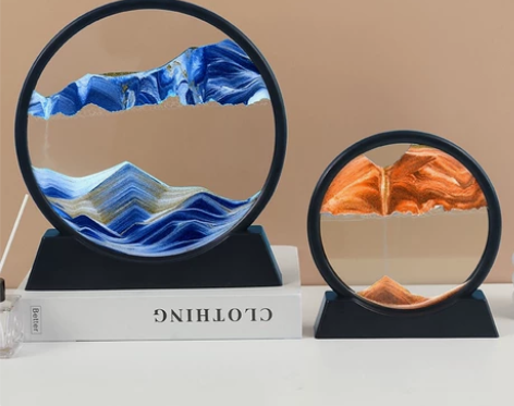 工厂直销流沙画客厅摆件3d动态艺术意家居工...