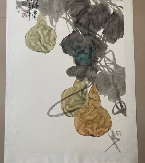 15幅特价转国宾礼特聘画家李学军水墨画45...