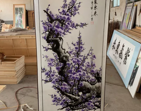 画院搬迁甩卖全新纯手绘喜鹊字画书画国画四尺...